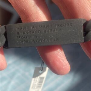 Marc by Marc Jacobs Black Workwear Bracelet
